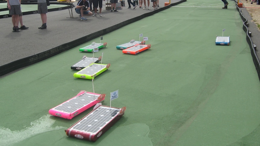 Candy Broad was at the solar car challenge in Wodonga