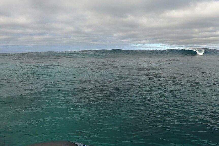 view from a jet ski in the ocean