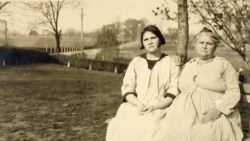 Carrie Buck with her mother Emma Buck. Carrie became the subject of the infamous U.S Supreme Court case on eugenic sterilisation