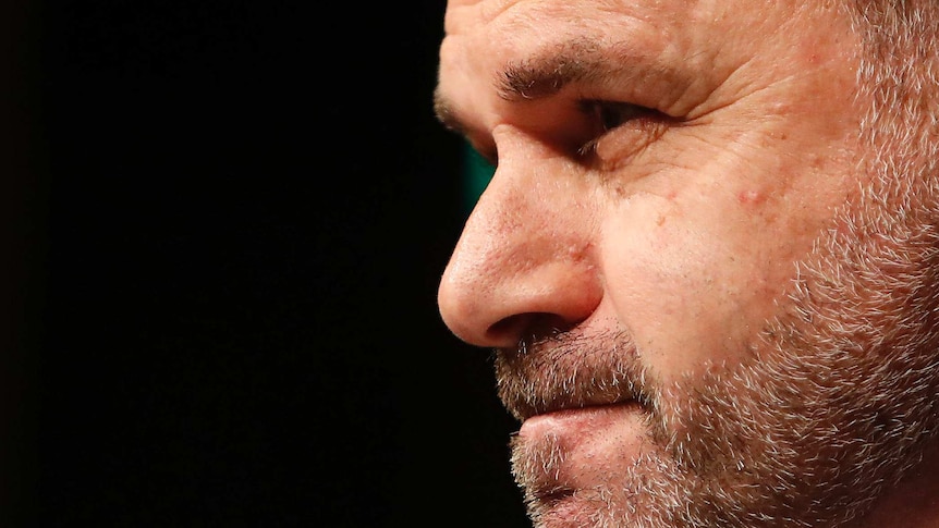 Ange Postecoglou at Socceroos press conference