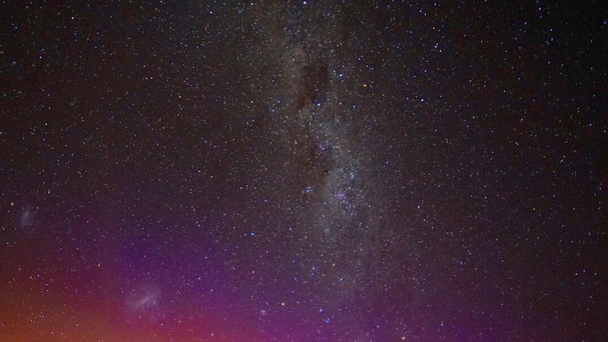 Aurora Australis in New Zealand