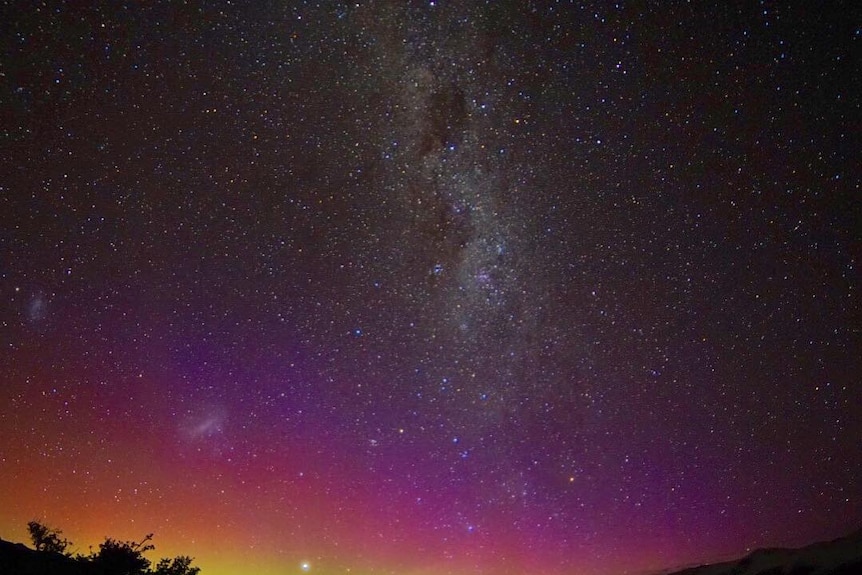 Aurora Australis in New Zealand