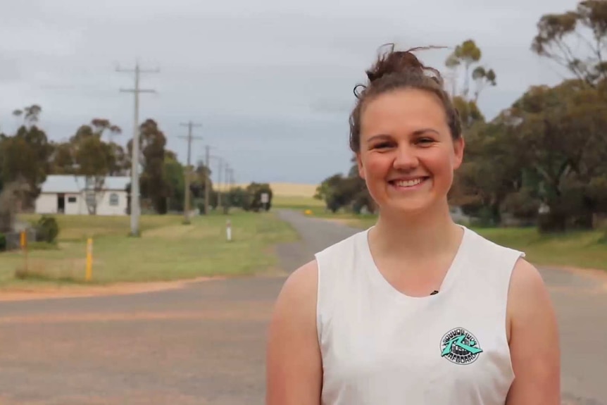 Patchewollock farmer Mikayla Mole.