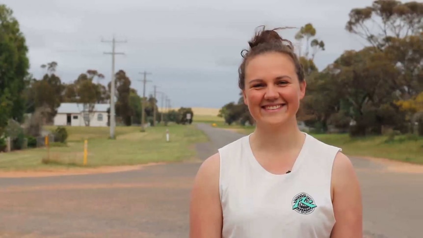 Patchewollock farmer Mikayla Mole.