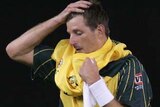 Michael Kasprowicz downcast after loss to NZ