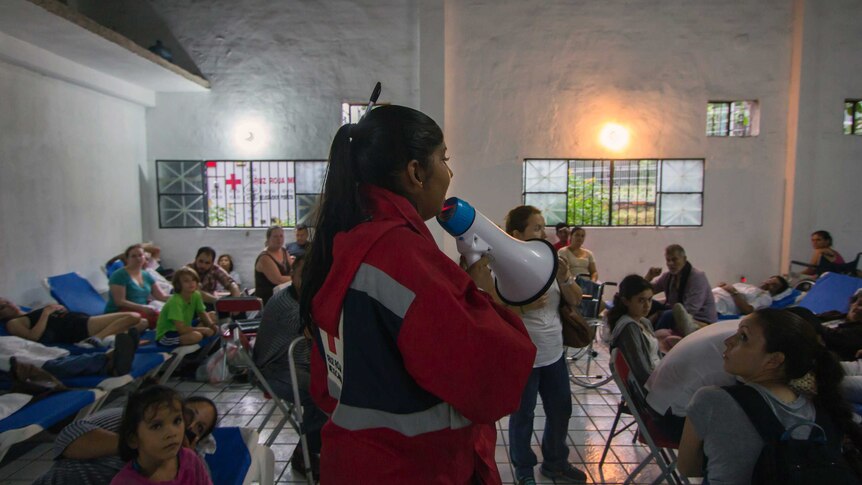 Puerto Vallarta evacuation centre