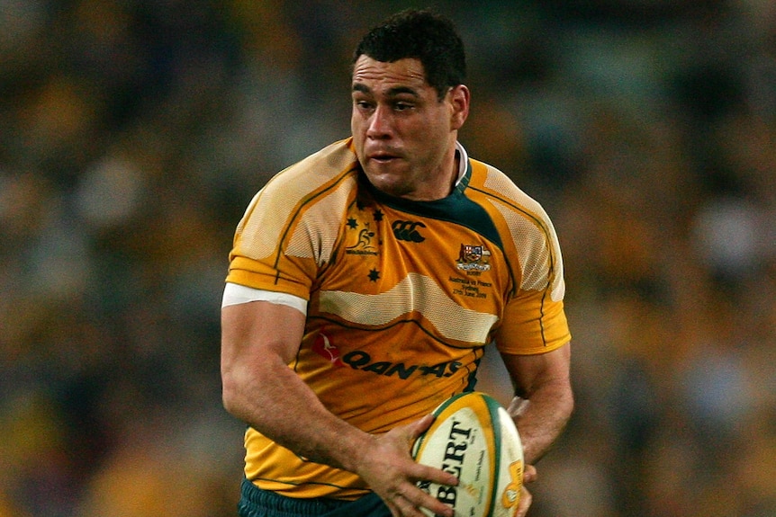 George Smith playing for the Wallabies in 2009.