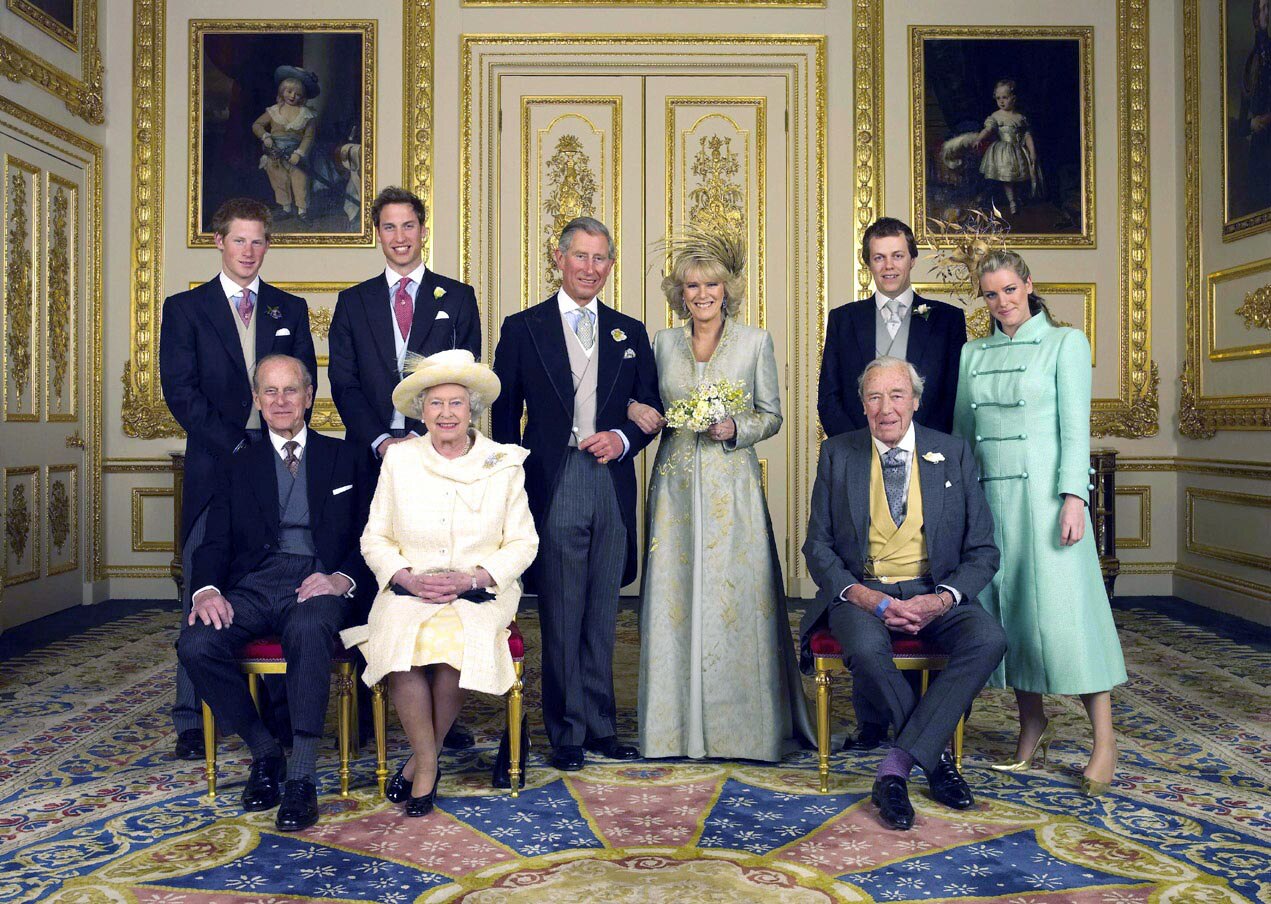 Prince of Wales and Duchess of Cornwall wedding photo, April 10, 2005.