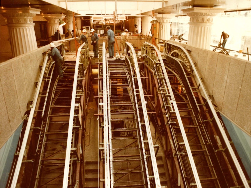 Parliament Station escalators