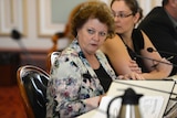Liz Cunningham during a hearing of the Parliamentary Crime and Misconduct Committee in Brisbane.