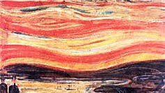 Volcanic origins ... The Scream by Edvard Munch.