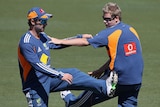 Smith, Hughes warm up at WACA