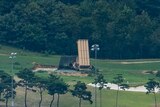 US forces have installed the THAAD system on a golf course near Seongju.