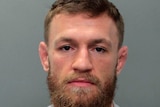 UFC fighter Conor McGregor in a police mugshot
