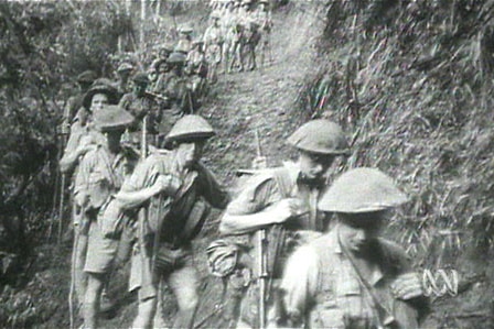 Soldiers on the Kokoda trail.