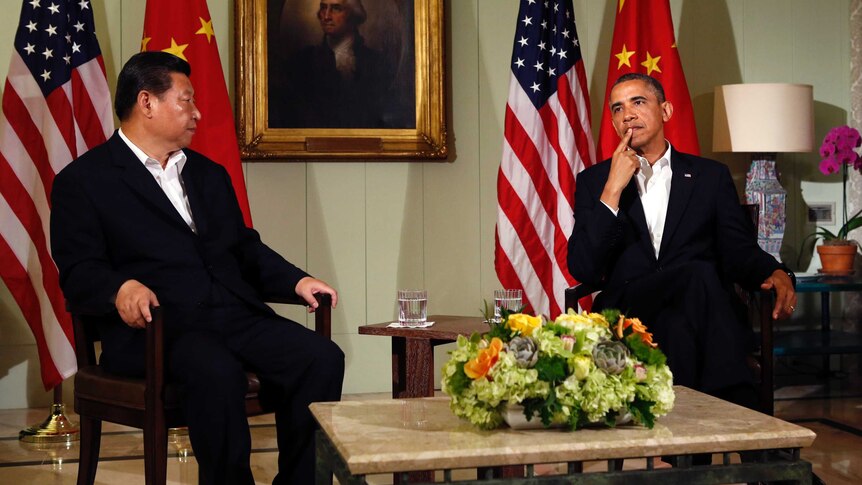Chinese president Xi Jinping and US president Barack Obama