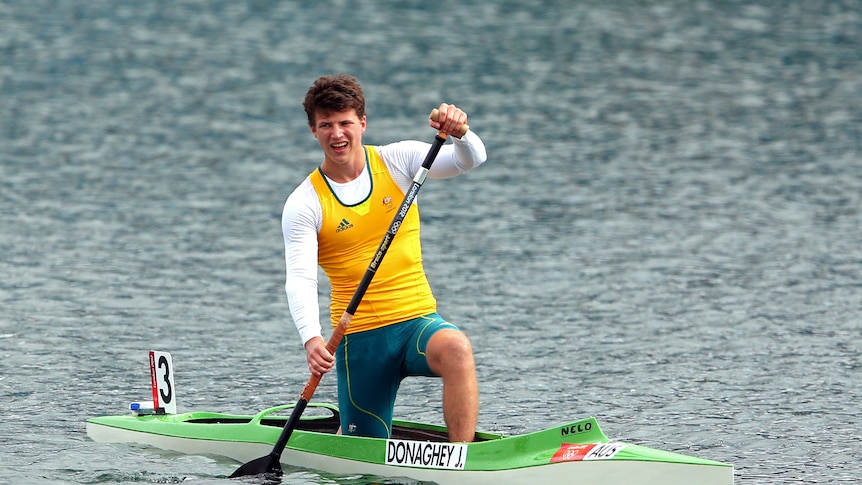 A campaign to be proud of ... Brisbane-based 17-year-old Jake Donaghey made a final in his first Olympics.