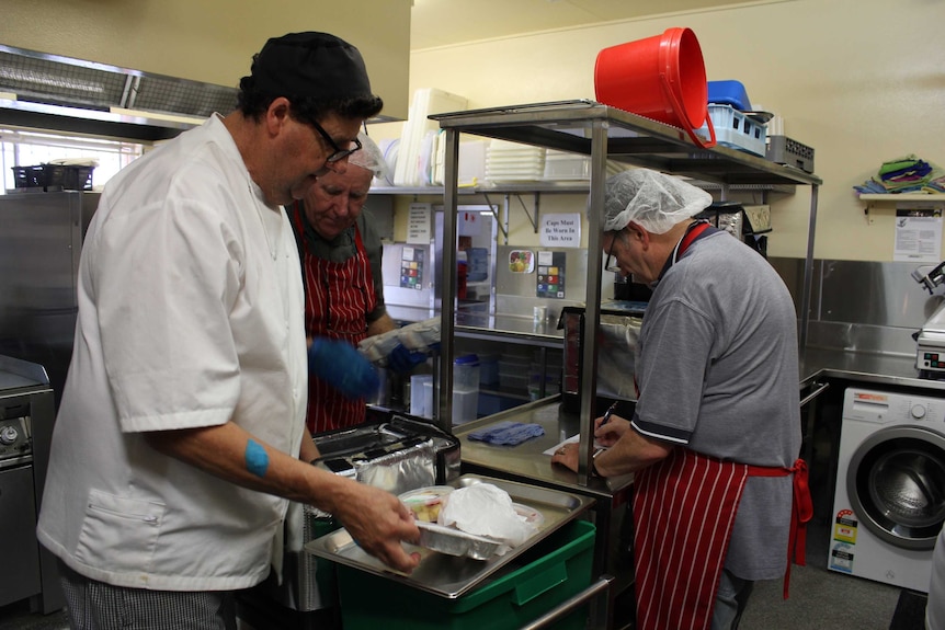 Mitchelton Meals on Wheels kitchen at delivery time