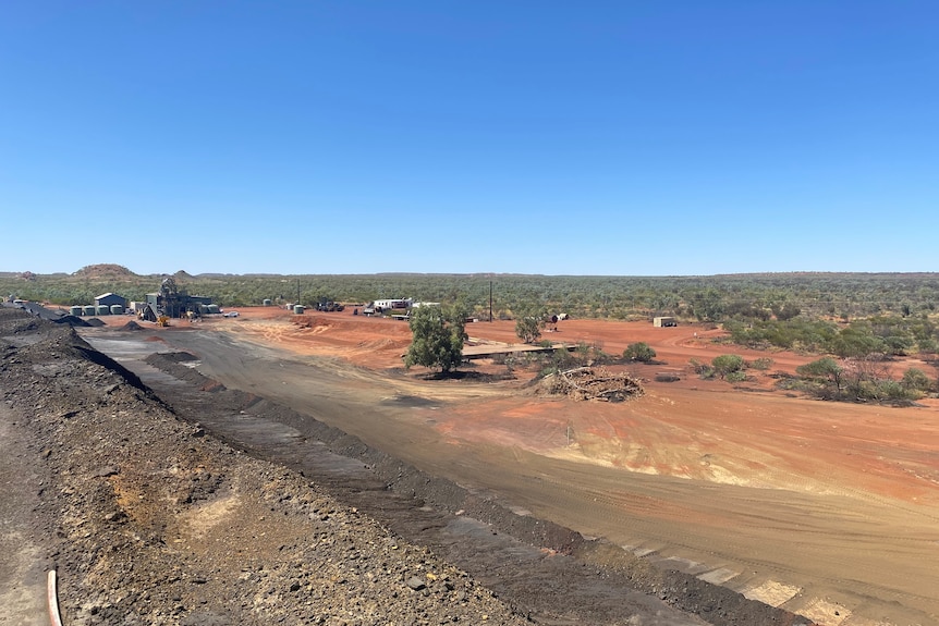 Mine Site from top of pile