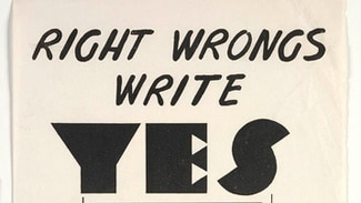 A poster for the 1967 referendum.