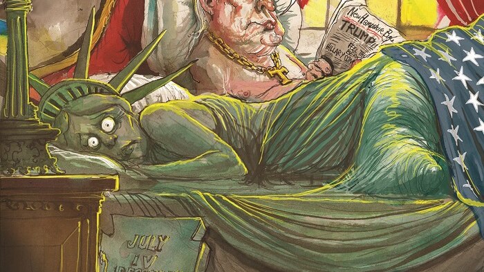 David Rowe cartoon on Donald Trump.