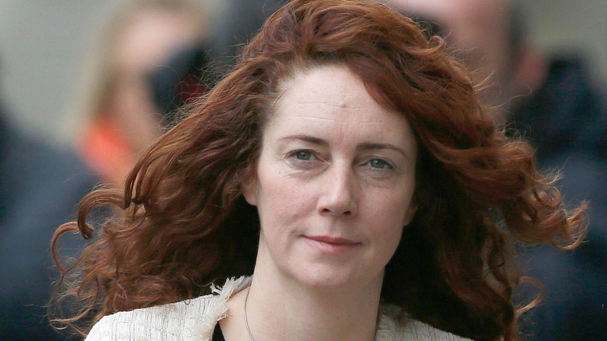 Rebekah Brooks arrives at the phone hacking trial at the Old Bailey courthouse in London.