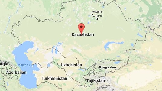 Kazakhstan map