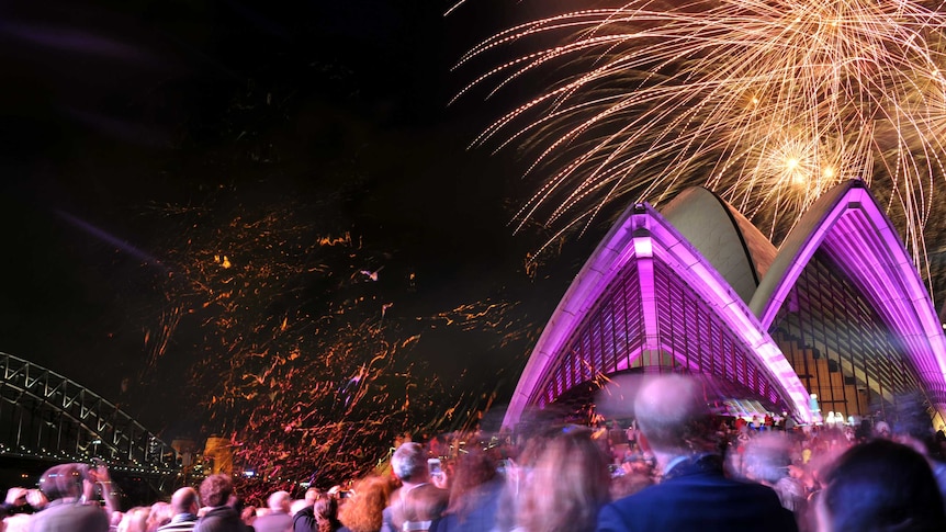 Fireworks follow gala concert at Sydney Opera House