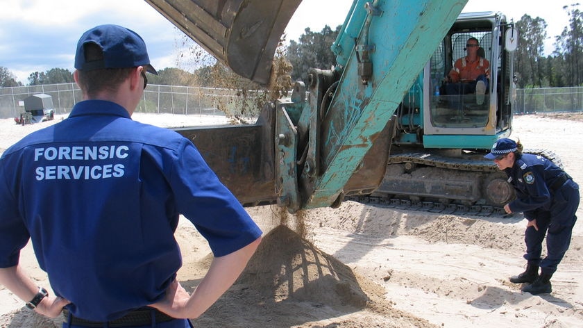 Builders found a tibia, a shin bone, human ribs, a pelvis and a sock containing more bones. Police have since found a femur, an ankle bone and a fibula.