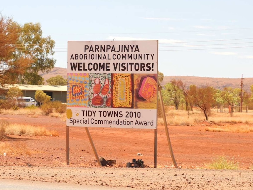 A Tidy Towns special commendation award sign