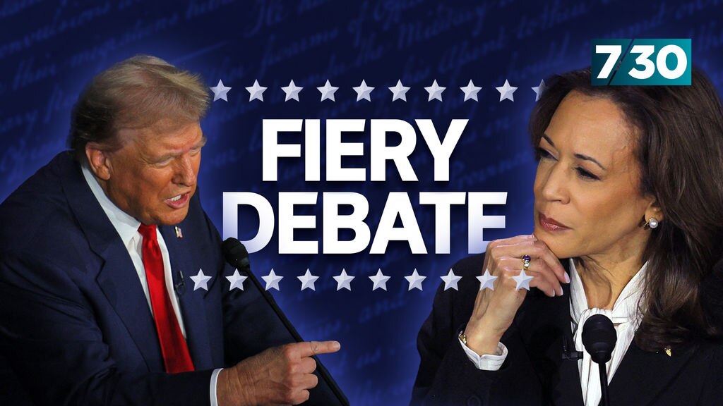 Donald Trump and Kamala Harris clash in their first presidential debate ...