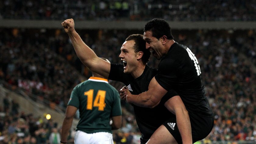 Future star Israel Dagg gets a start on the wing for the All Blacks.