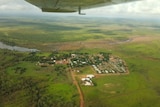 An aerial shot of the Kalumburu Aboriginal community.