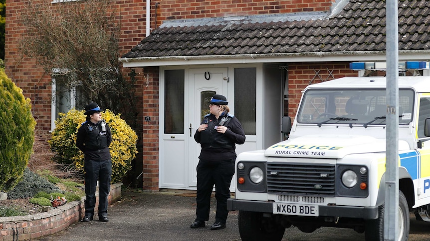 Police are concentrating their efforts at the home of the Skripals (Photo: AP/Frank Augstein)