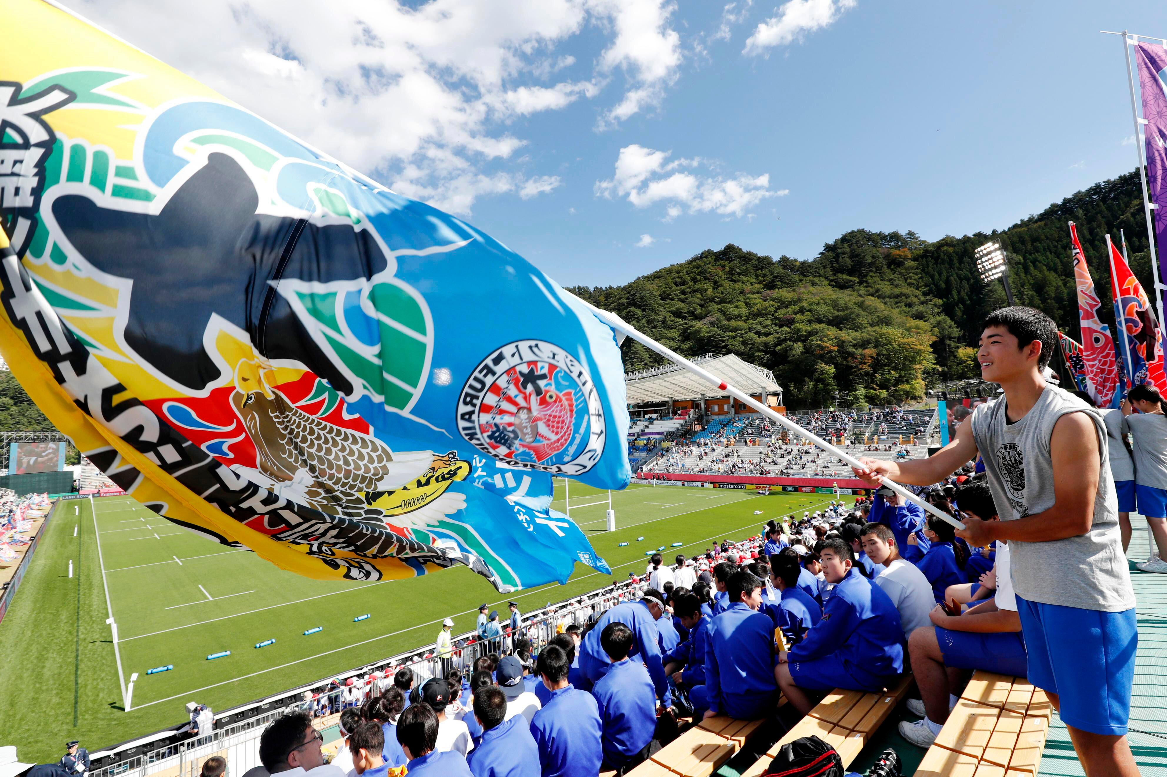 Rugby World Cup pays respect to tsunami-hit Kamaishi, Uruguay upsets ...
