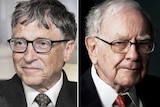 A picture of Bill Gates, Warren Buffet, and George Soros along with how much money they have donated in US dollars.