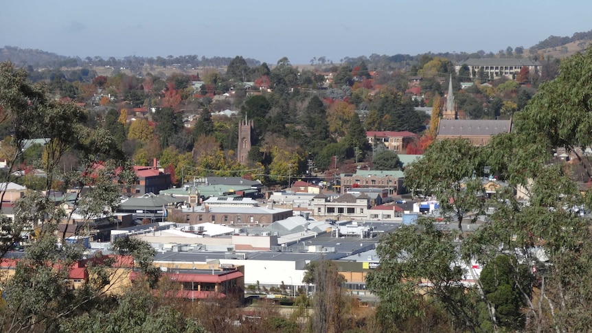 Houses and buildings in Armidale, NSW.