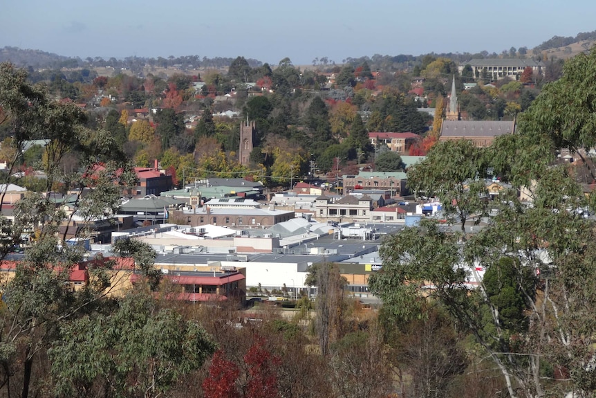 Houses and buildings in Armidale, NSW.