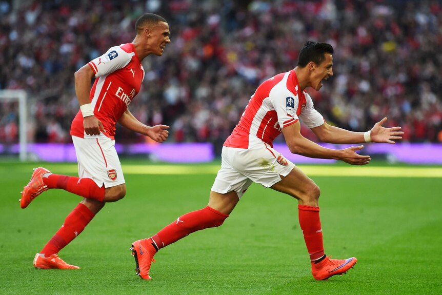 Alexis Sanchez scores opener in FA Cup semi-final