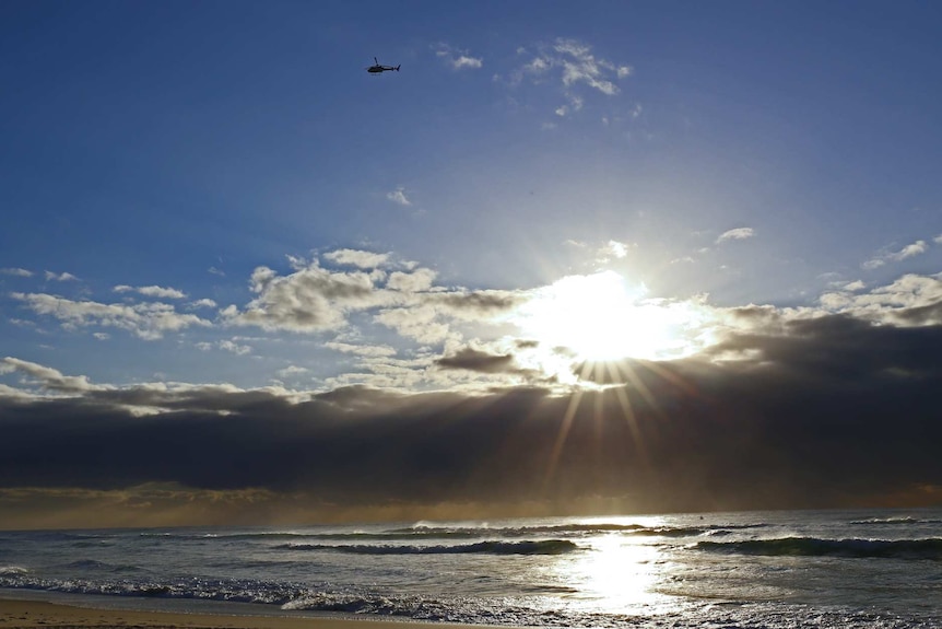 Shark search at Lennox Head