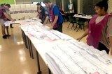 WA Senate election re-run scrutineers at Mt Lawley