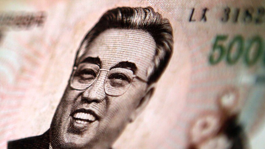 North Korean 5000 won note