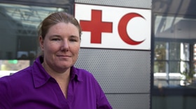 Red Cross leader Amanda McClelland