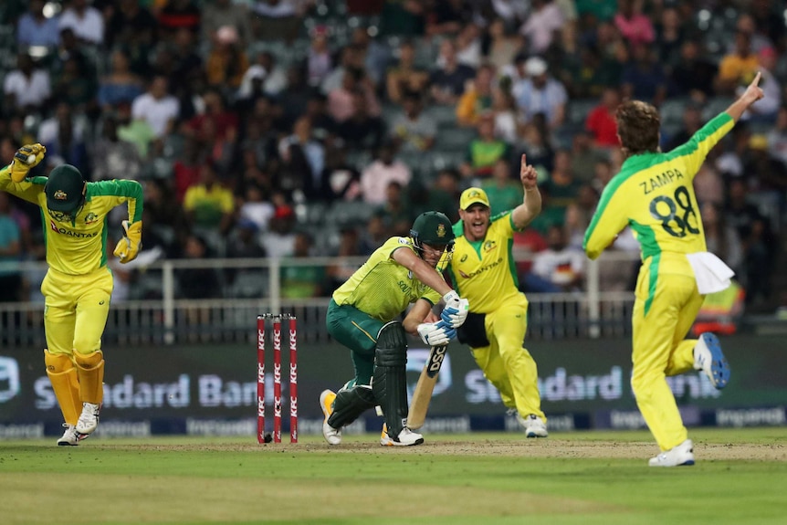 Australia takes South Africa's David Miller out