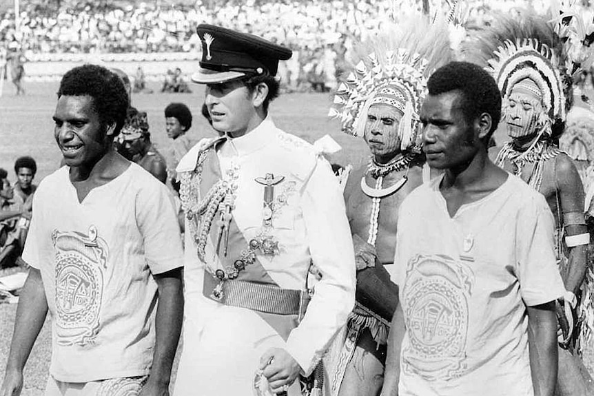 Prince Charles at Independence Day celebrations