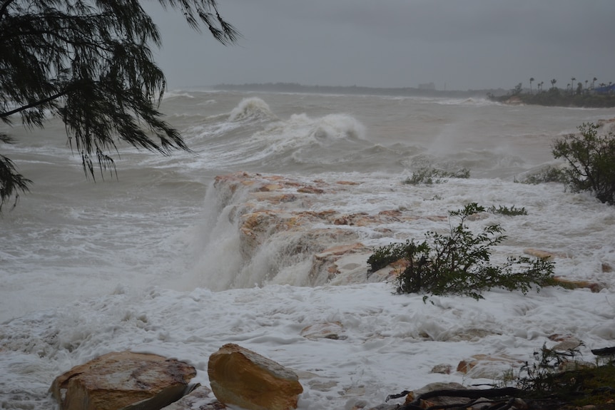 Wild weather hits Top End as monsoon lingers.