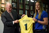 Governor-General Peter Cosgrove and Ellyse Perry