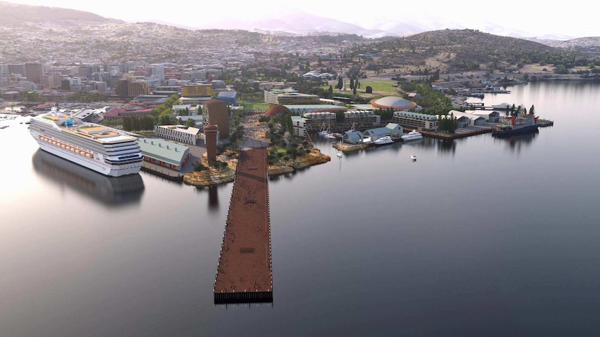 Mona's Macquarie Point proposal on Hobart waterfront