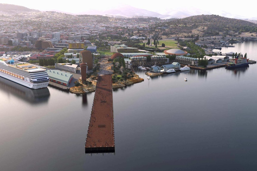 Mona's Macquarie Point proposal on Hobart waterfront