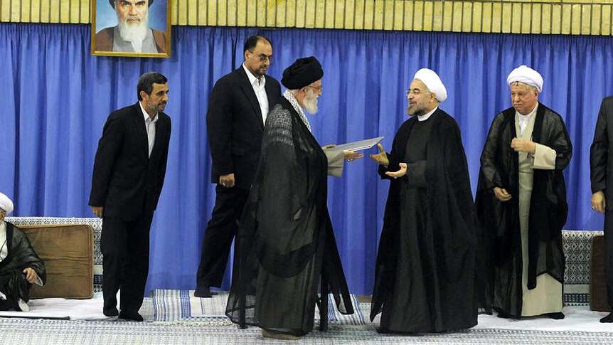 Hassan Rowhani begins his term as Iranian president